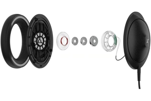Słuchawki Sennheiser HD620 Nauszne Przewodowe czarny