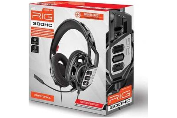 Słuchawki Plantronics RIG 300HC Nauszne Przewodowe srebrny