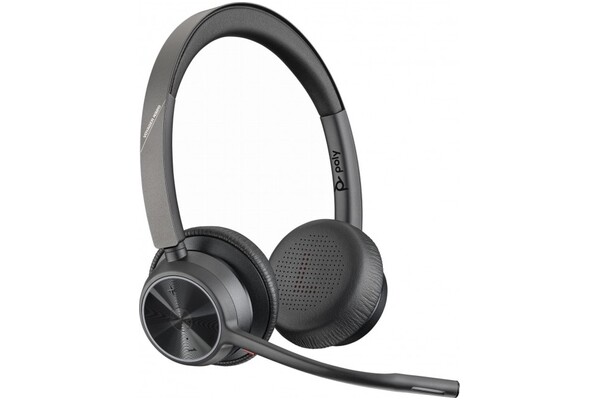 Słuchawki Plantronics VOYAGER 4320 UC Nauszne Bezprzewodowe czarny