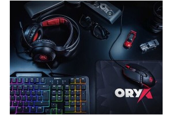 Słuchawki Niceboy Oryx X200 Nauszne Przewodowe czerwony