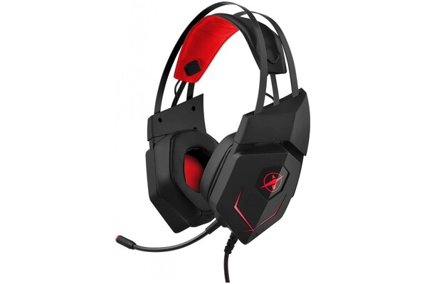 Słuchawki Niceboy Oryx X600 Nauszne Przewodowe czerwony