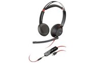 Słuchawki Poly BLACKWIRE 5220 Nauszne Przewodowe czarny