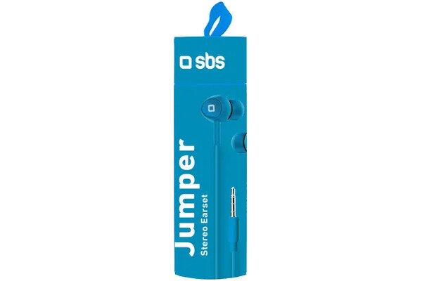 Słuchawki SBS Jumper In-Ear Dokanałowe Przewodowe niebieski