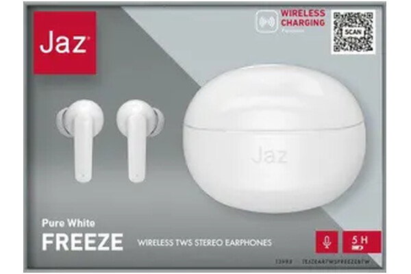 Słuchawki SBS Jaz TWS Freeze Douszne Bezprzewodowe biały