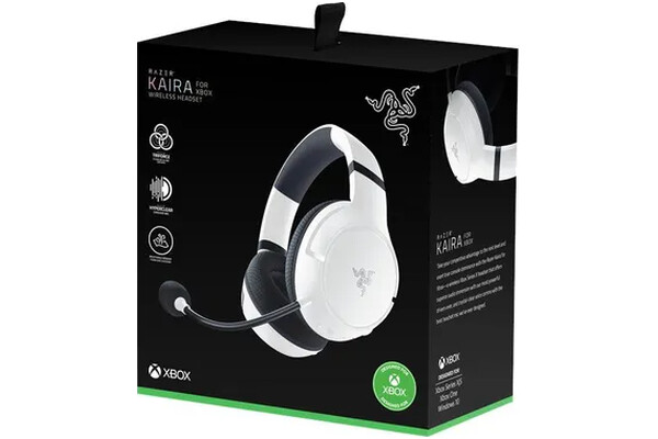 Słuchawki Razer Kaira X Xbox Nauszne Bezprzewodowe biały