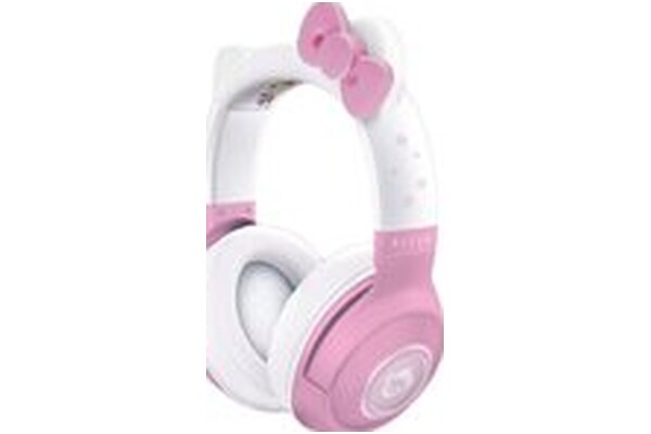 Słuchawki Razer Kraken KItty Edition Nauszne Bezprzewodowe biało-różowy