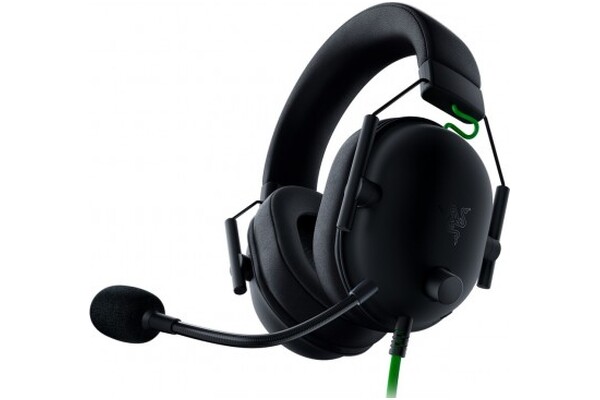 Słuchawki Razer BlackShark V2 X Nauszne Przewodowe czarno-zielony