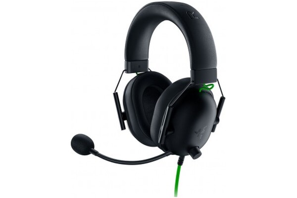Słuchawki Razer BlackShark V2 X Nauszne Przewodowe czarno-zielony