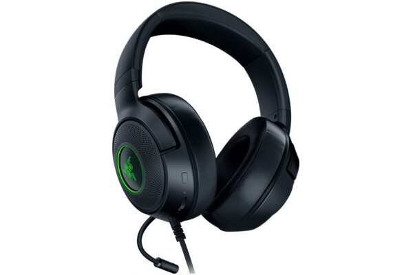 Słuchawki Razer Kraken X V3 USB Nauszne Przewodowe czarny