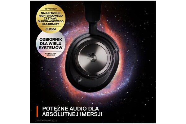 Słuchawki SteelSeries Arctis Pro Nova Nauszne Bezprzewodowe czarny