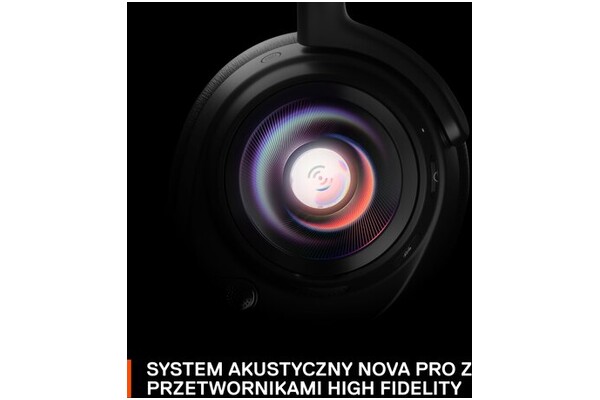 Słuchawki SteelSeries Arctis Pro Nova Nauszne Bezprzewodowe czarny
