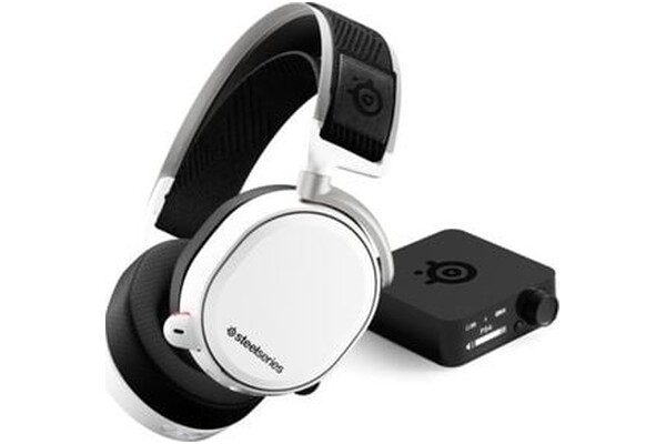 Słuchawki SteelSeries Arctis Pro Nauszne Bezprzewodowe biały
