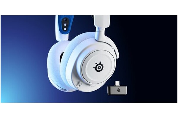 Słuchawki SteelSeries Arctis 7 Nova 7P Nauszne Bezprzewodowe biały