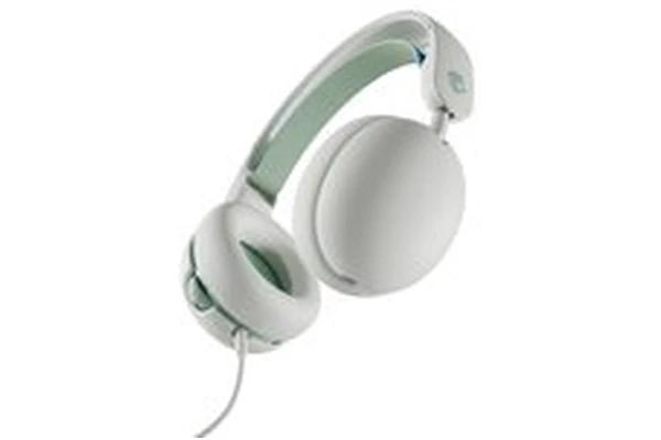 Słuchawki Skullcandy Grom Nauszne Przewodowe biało-zielony