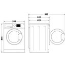 Pralka INDESIT MTWSE61294WKEE 6.0kg 1200obr./min