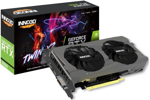 Karta graficzna Inno3D RTX 3050 Twin X2 6GB GDDR6