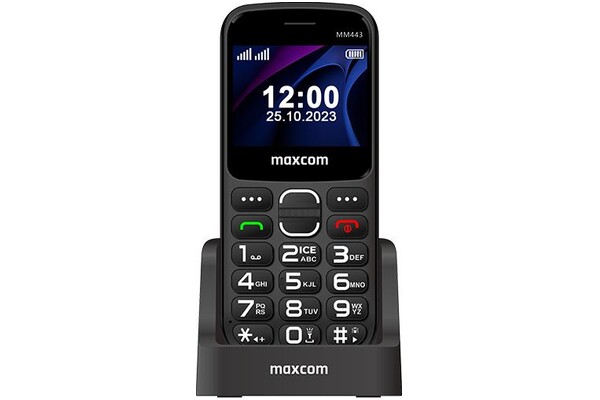 Smartfon MaxCom czarny 2.31" poniżej 0.5GB/