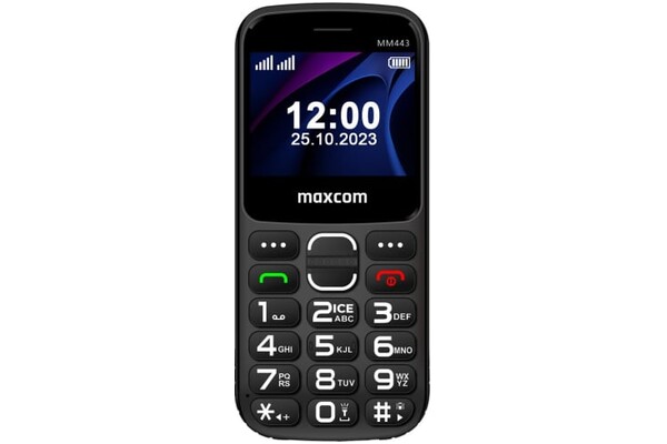 Smartfon MaxCom Comfort czarny 2.31" poniżej 0.1GB/poniżej 0.5GB