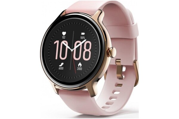 Smartwatch Hama Fit Watch 4910 1.09" różowo-złoty