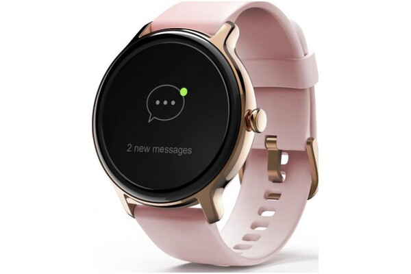 Smartwatch Hama Fit Watch 4910 1.09" różowo-złoty