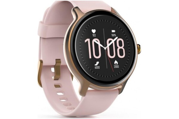 Smartwatch Hama Fit Watch 4910 1.09" różowo-złoty