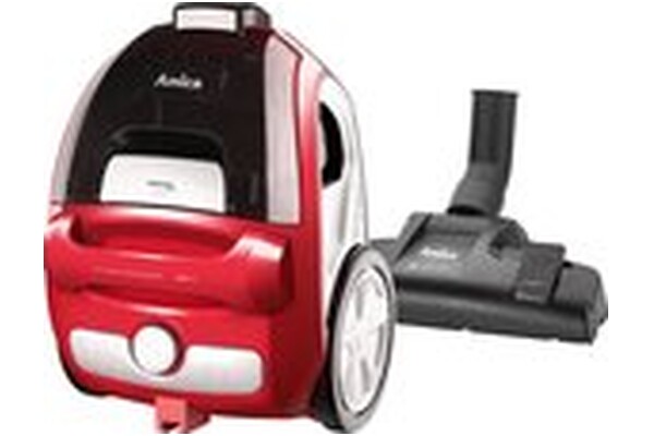 Odkurzacz AMICA VM3044 Bagio Eco tradycyjny z pojemnikiem 900W czerwony