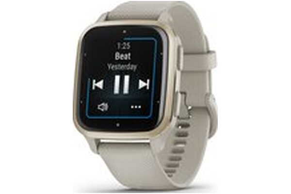 Smartwatch Garmin Venu SQ Music 1.41" Kremowo-złoty