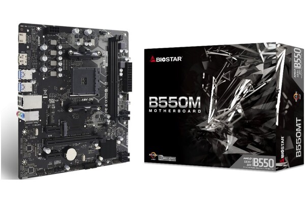 Płyta główna BIOSTAR B550MT Socket AM4 AMD B550 DDR4 microATX