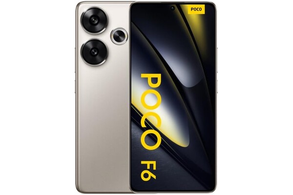 Smartfon Xiaomi POCO F6 5G Tytan Naturalny 6.67" 12GB/512GB