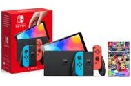 Konsola Nintendo Switch OLED 64GB Czerwono-niebieski + Mario Kart 8 Deluxe