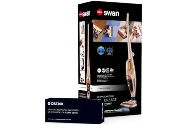 Odkurzacz Eldom OB100 Swan pionowy bezworkowy złoty