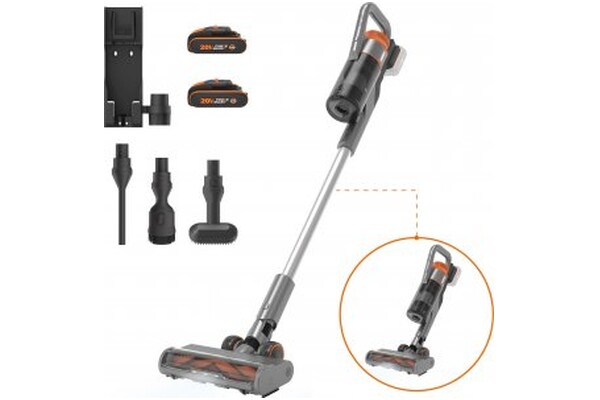Odkurzacz WORX WX038 pionowy bezworkowy szary
