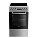 Kuchnia Beko FSM57300GX płyta Ceramiczna, piekarnik elektryczny