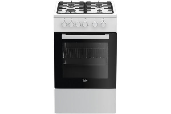 Kuchnia Beko FSS52020DW płyta gazowa, piekarnik elektryczny