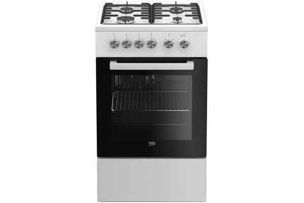 Kuchnia Beko FSE52020DWD płyta gazowa, piekarnik elektryczny