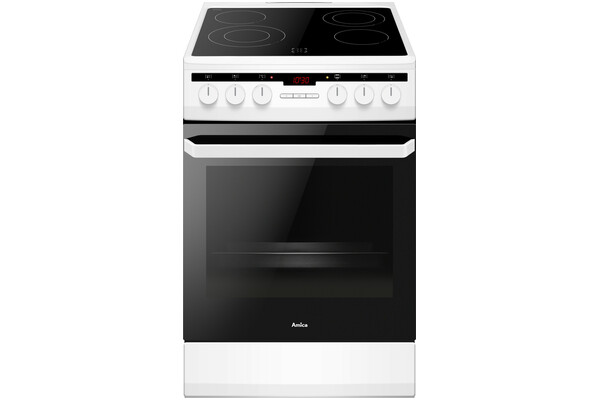 Kuchnia AMICA 58CE3315HTAQW płyta Ceramiczna, piekarnik elektryczny