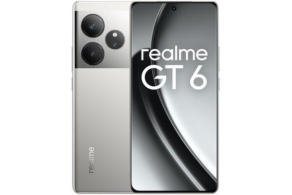 Smartfon realme GT 6 5G srebrny 6.78" 12GB/256GB