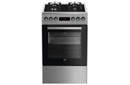 Kuchnia Beko FSMT55330DXDS płyta gazowa, piekarnik elektryczny