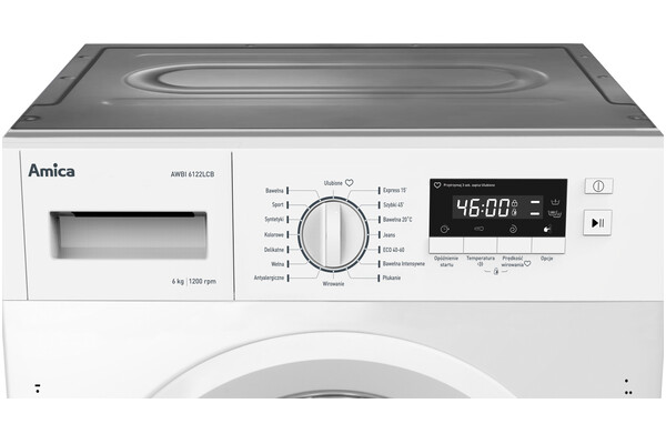 Pralka do zabudowy AMICA AWBI6122LCB 6kg 1200obr./min