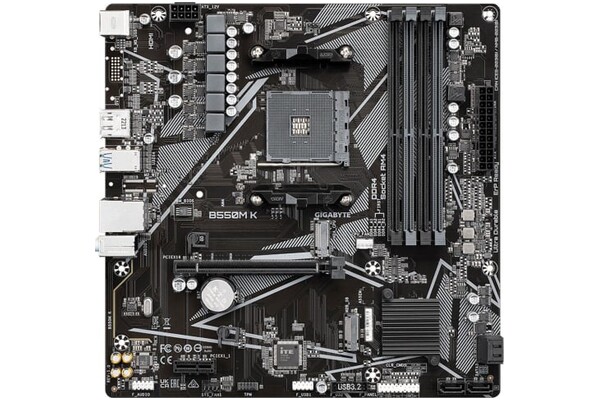 Płyta główna GIGABYTE B550MK Socket AM4 AMD B550 DDR4 miniATX