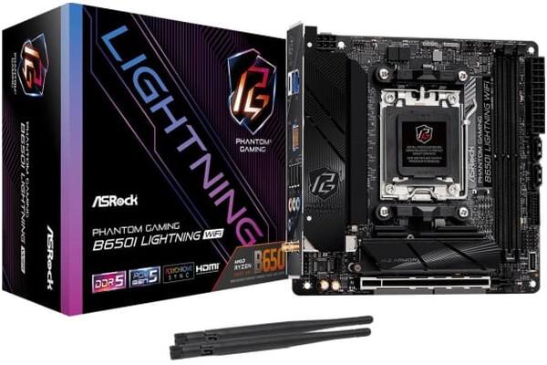 Płyta główna ASrock B650I Socket AM5 AMD B650 Mini-ITX