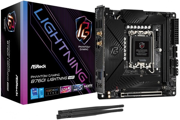 Płyta główna ASrock B760I Socket 1700 Intel B760 DDR5 Mini-ITX