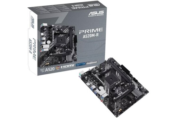 Płyta główna ASUS A520M-R Prime Socket AM4 AMD A520 DDR4 miniATX
