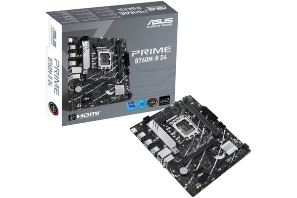 Płyta główna ASUS B760M-R Prime D4 Socket 1700 Intel B760 DDR4 miniATX