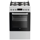 Kuchnia Beko FSM52321DXDS płyta gazowa, piekarnik elektryczny