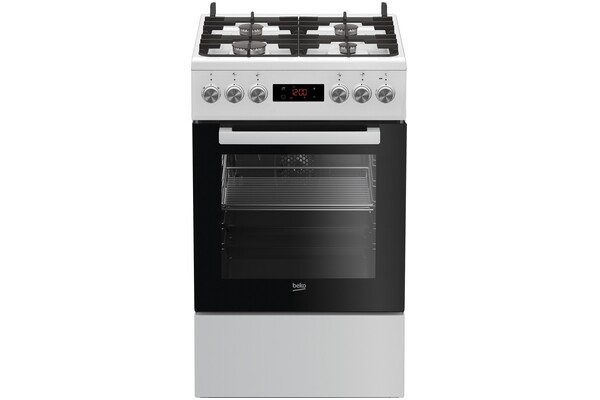 Kuchnia Beko FSM52321DXDS płyta gazowa, piekarnik elektryczny