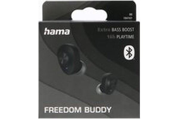 Słuchawki Hama Freedom Buddy Dokanałowe Przewodowe czarny
