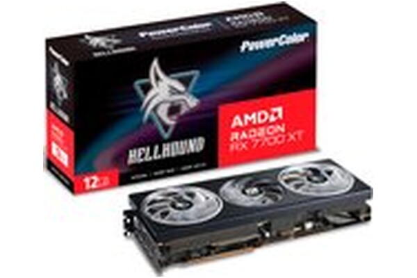 Karta graficzna POWERCOLOR RX 7700 XT Hellhound 12GB GDDR6