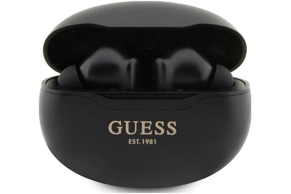 Słuchawki Guess GUTWST50EK Classic EST Dokanałowe Przewodowe czarny