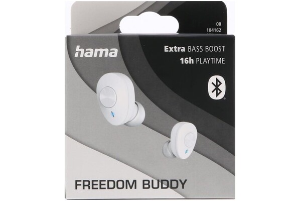 Słuchawki Hama Freedom Buddy Dokanałowe Przewodowe biały